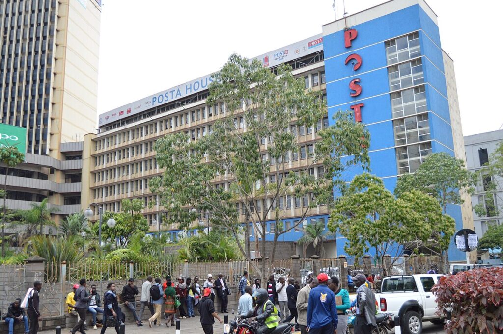 Nairobi GPO headquarters postal code 00100