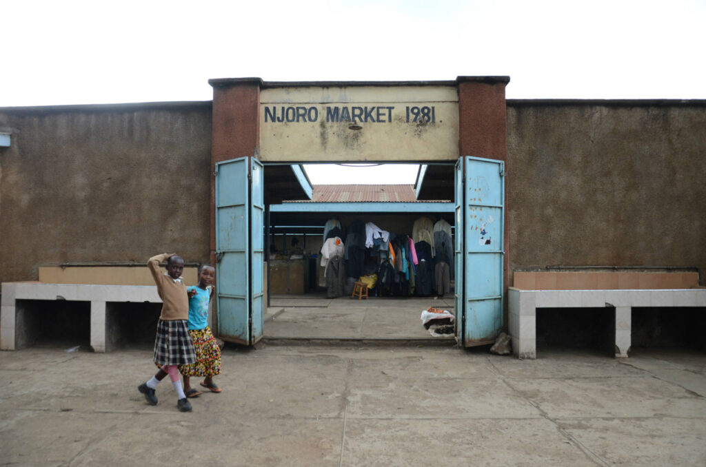 Njoro Market entrance